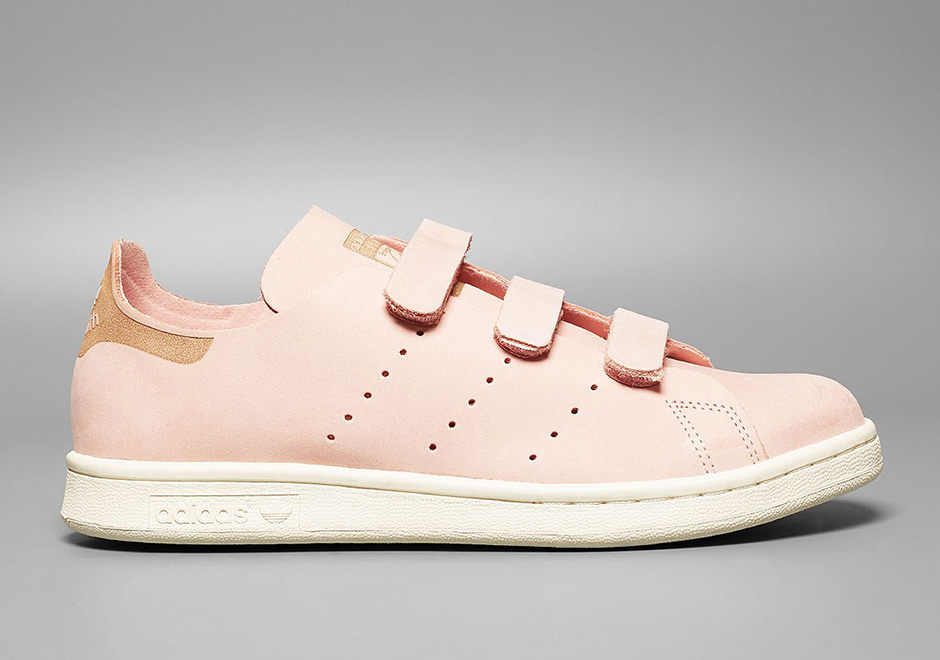 adidas original stan smith croco rose