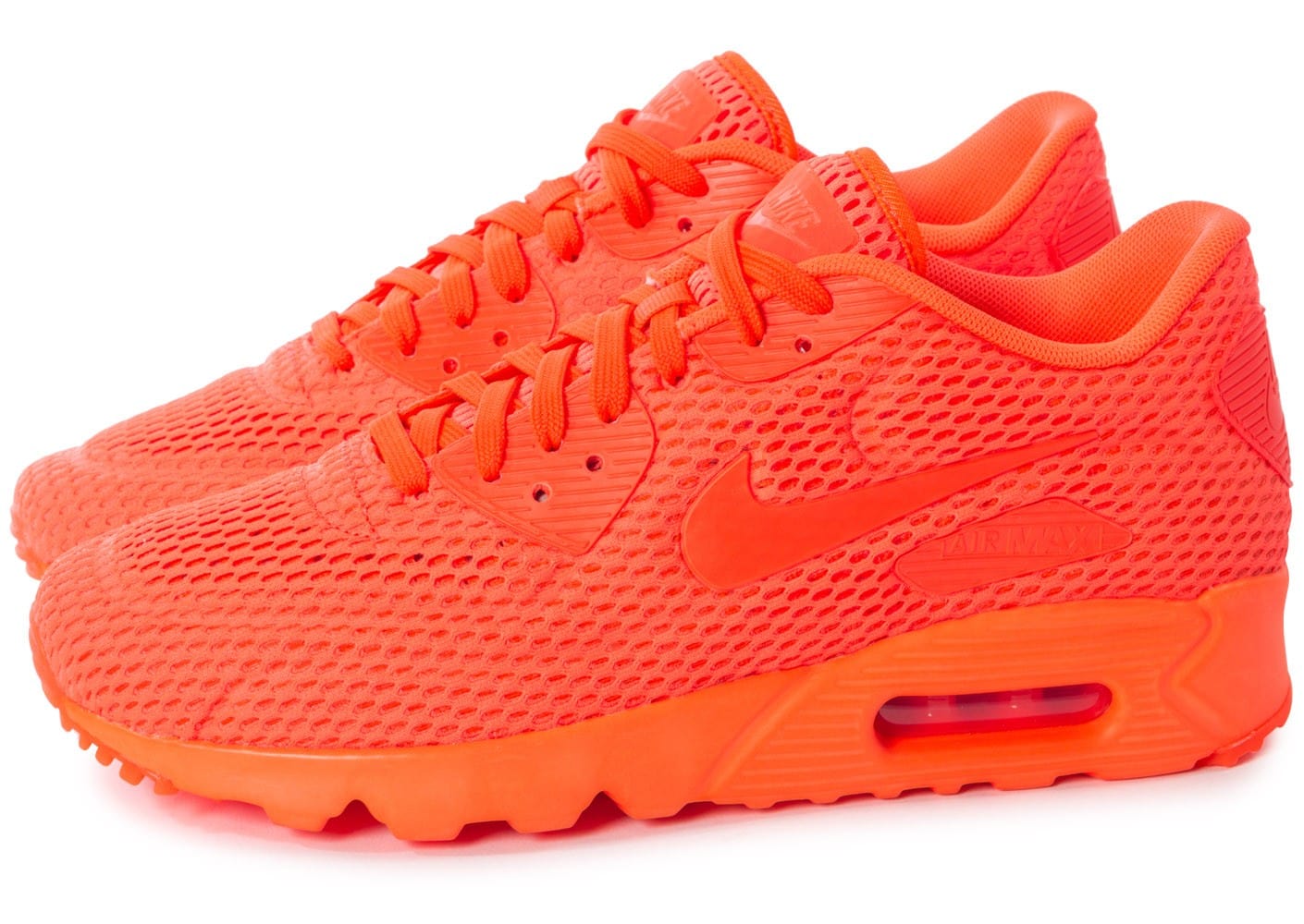 basket orange fluo homme